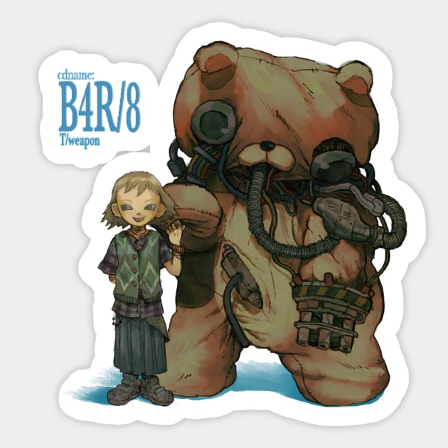 B4R\8 Sticker by Plastiboo